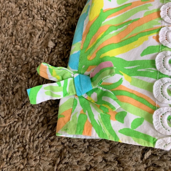 Lilly  Pulitzer Floral Baby Girl Sleeveless Shift Dress 12-18m No Bloomers - Picture 3 of 12